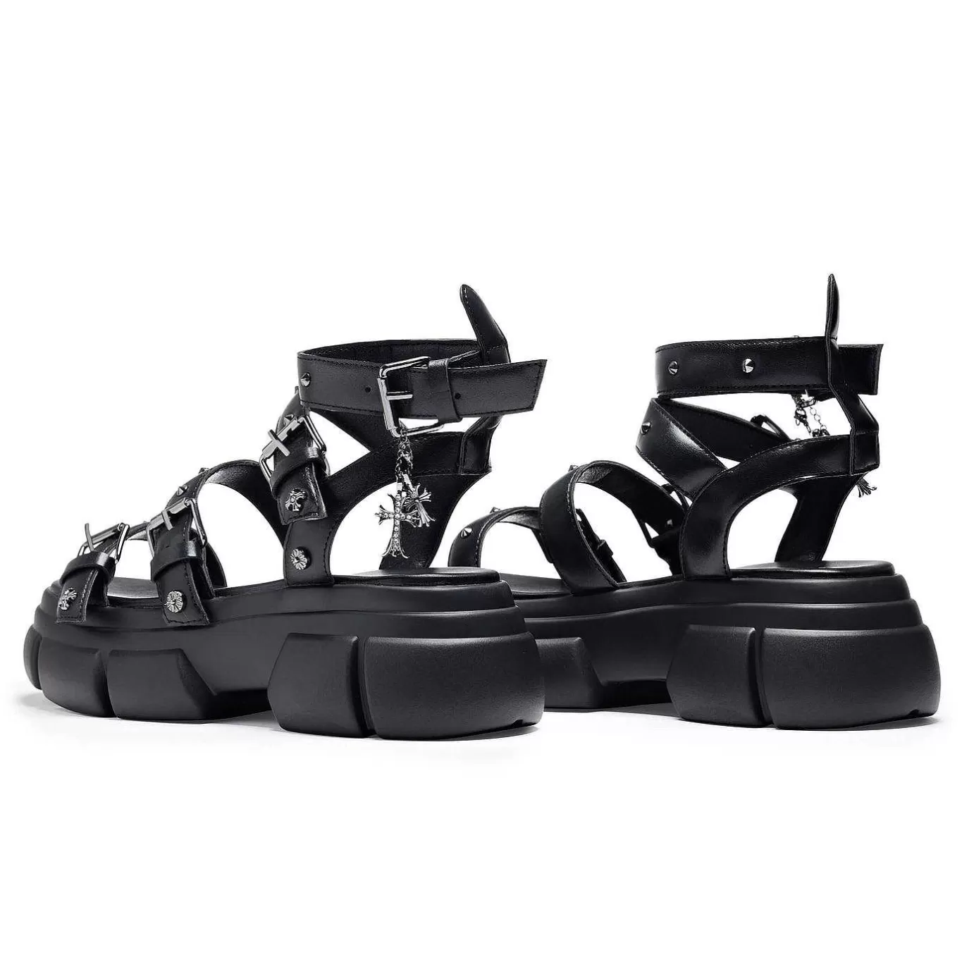 Women'S KOI footwear A Raining Vengeance Charm Platform Sandals