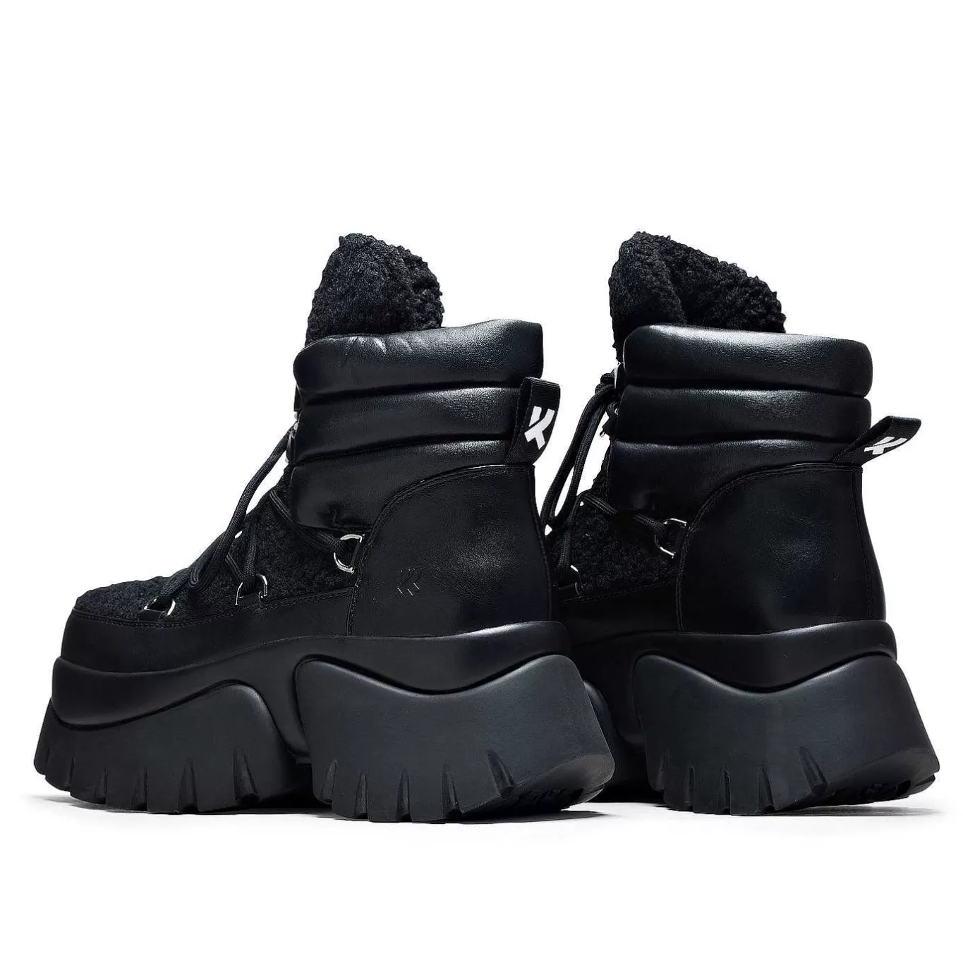 Women'S KOI footwear Black Fluffy Vilun Winter Boots |