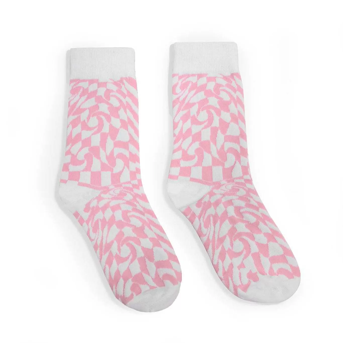 Women'S KOI footwear Check Mate Multi Pack Socks- Pink & Blue