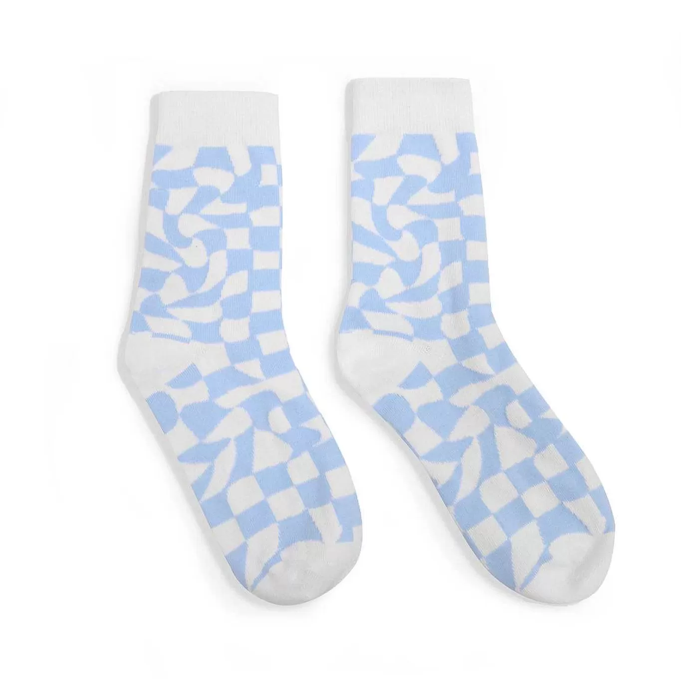 Women'S KOI footwear Check Mate Multi Pack Socks- Pink & Blue