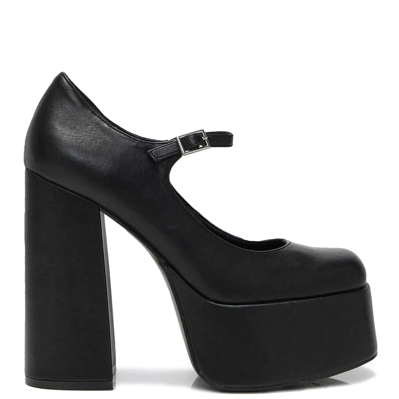 Women'S KOI footwear Darkbloom Black Platform Heels