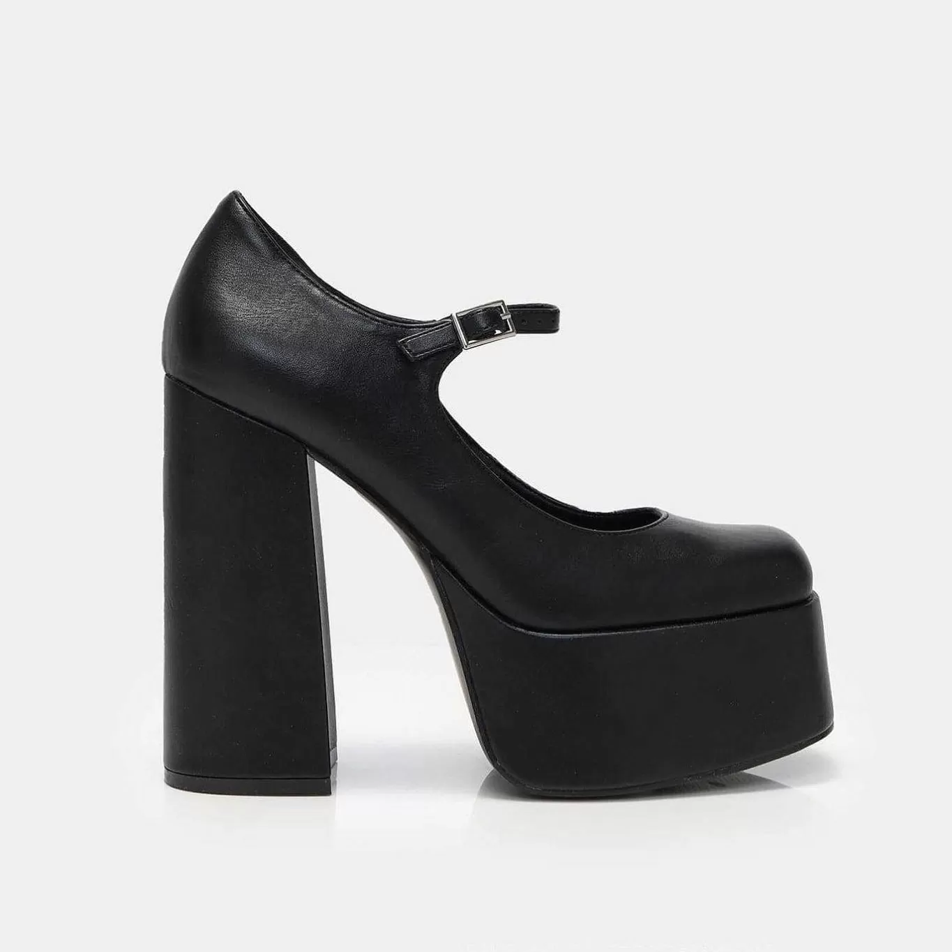 Women'S KOI footwear Darkbloom Black Platform Heels