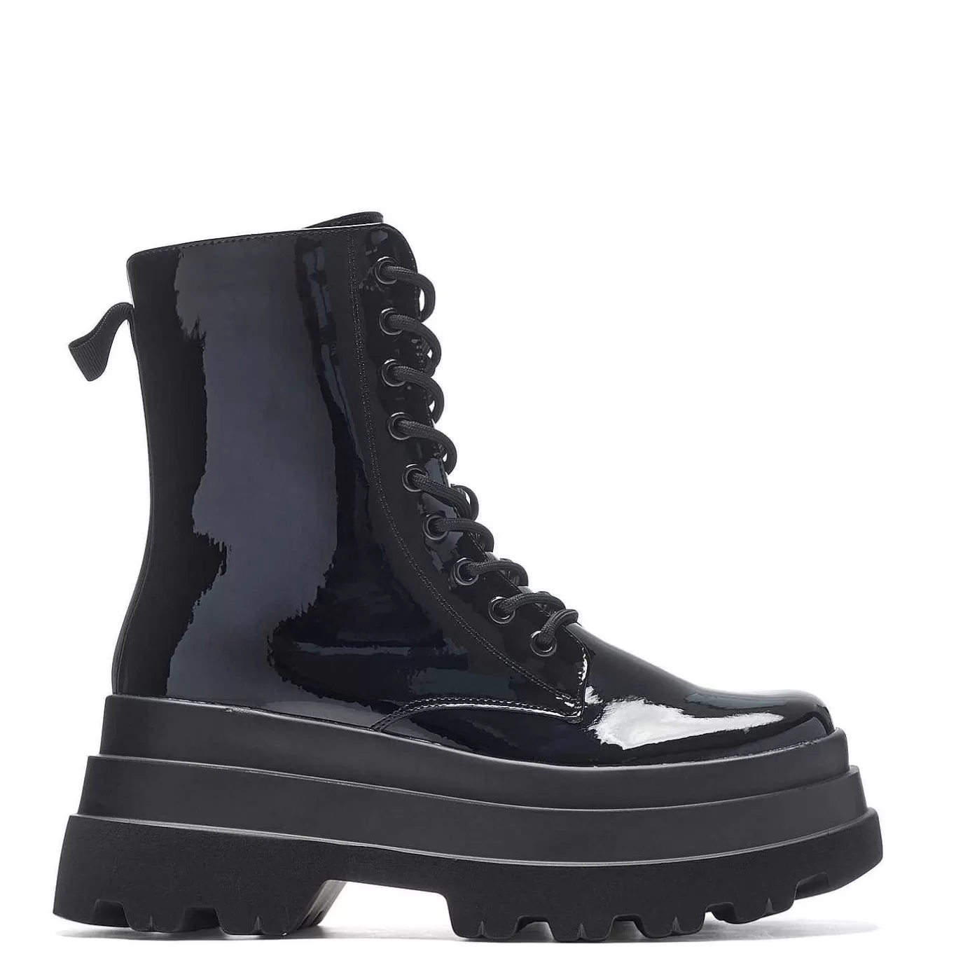 Women'S KOI footwear Deathwatch Trident Patent Platform Boots