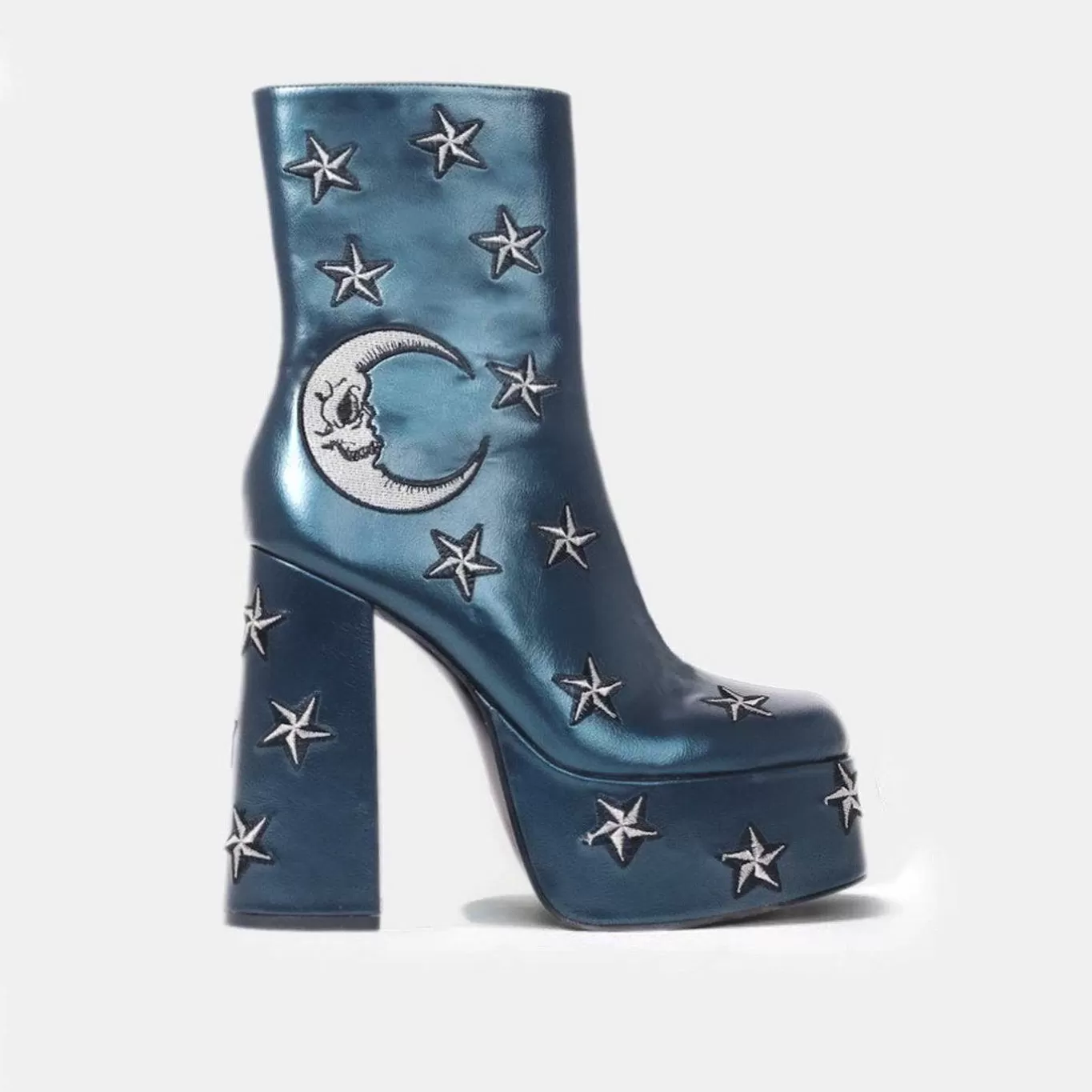 Women'S KOI footwear Dreams Of Mooncraft Teal Heeled Boots