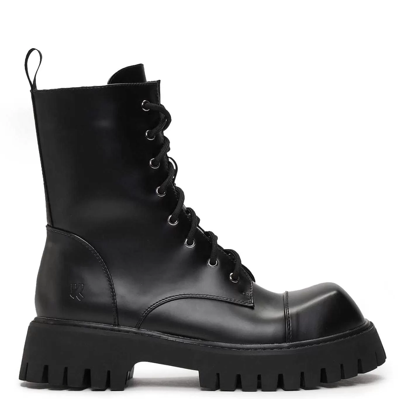 Men'S KOI footwear Gimli Men'S Black Square Toe Lace Up Boots