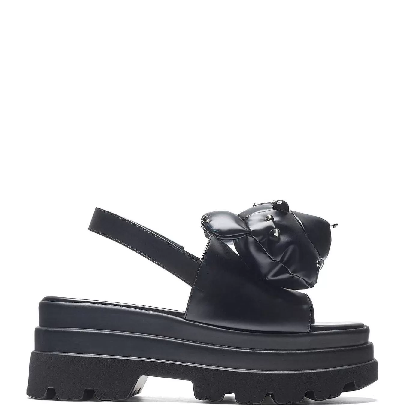 Women'S KOI footwear Grim Hardcore Chunky Sandals - Black