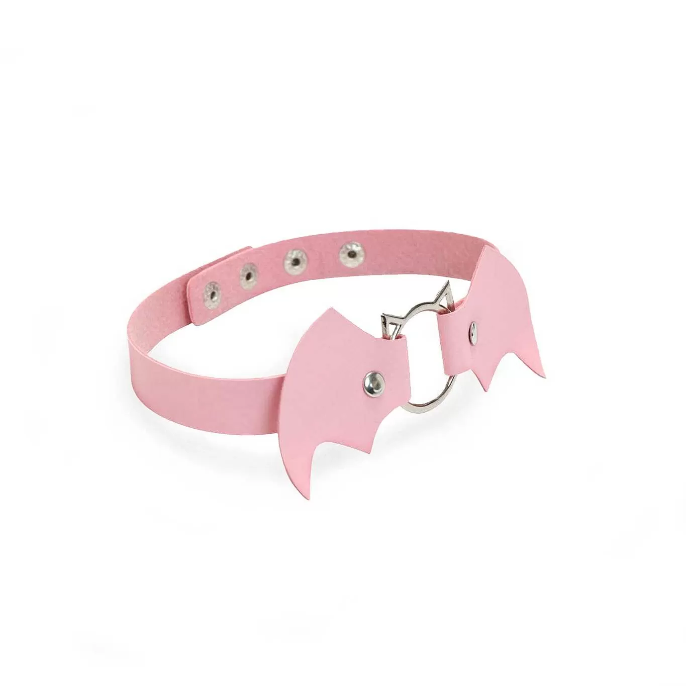 Women'S KOI footwear Kawaii Baby Pink Bat Choker