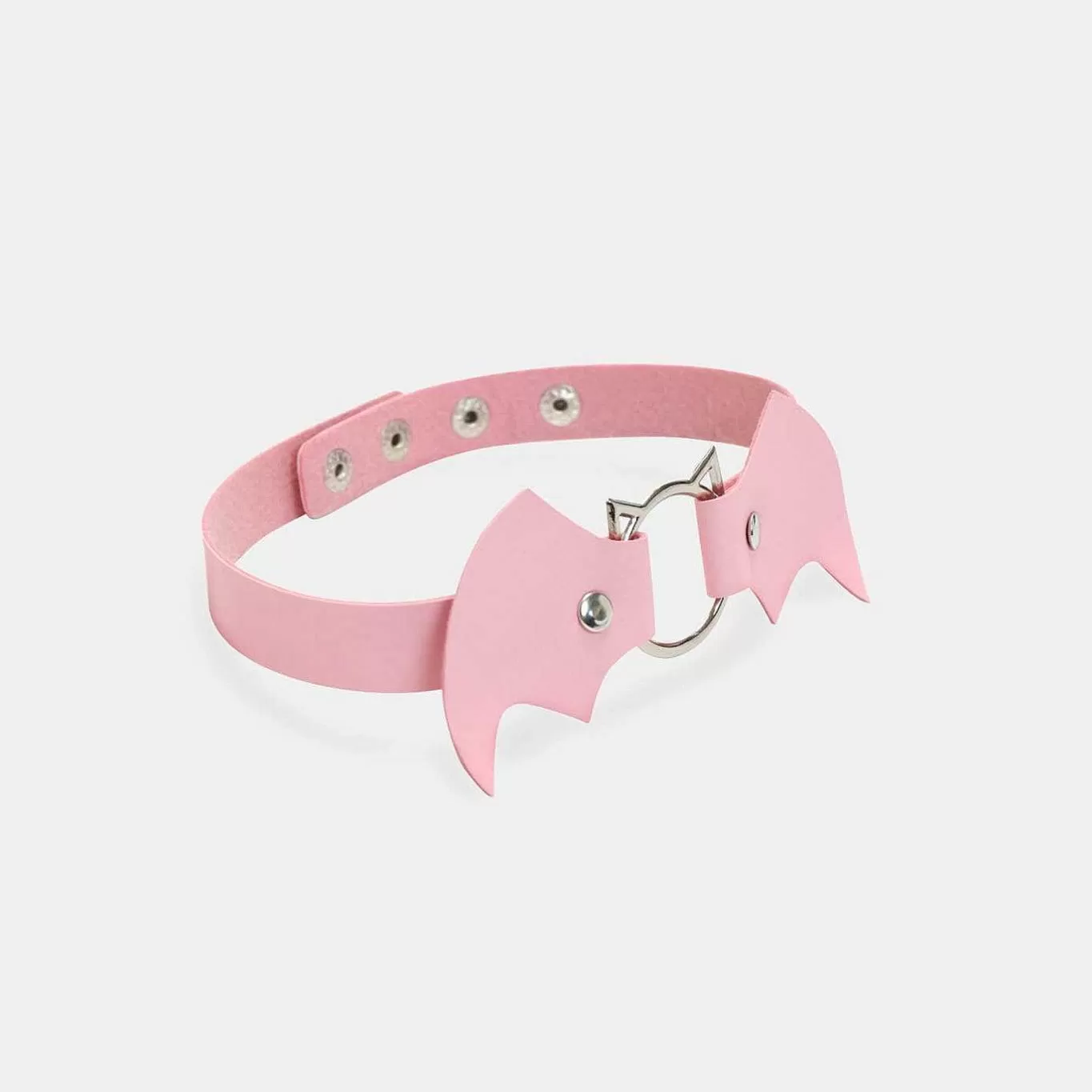 Women'S KOI footwear Kawaii Baby Pink Bat Choker