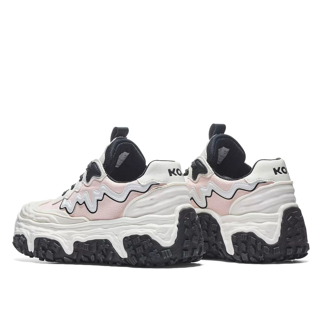 Women'S KOI footwear Layer Cake Chunky Trainers - White