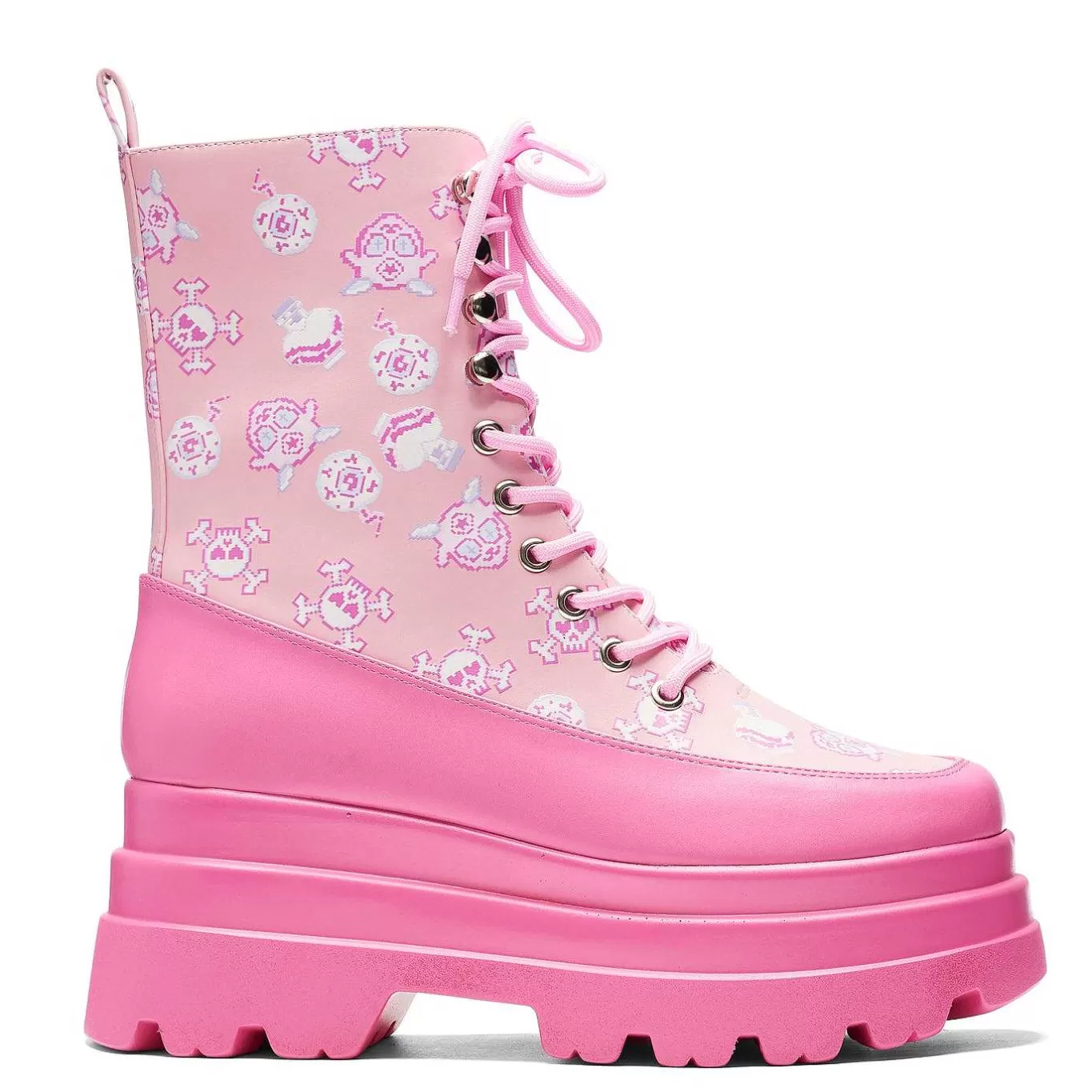 Women'S KOI footwear Pink Magic Yami Printed Trident Boots