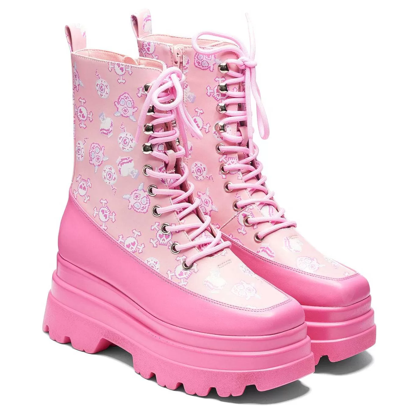 Women'S KOI footwear Pink Magic Yami Printed Trident Boots