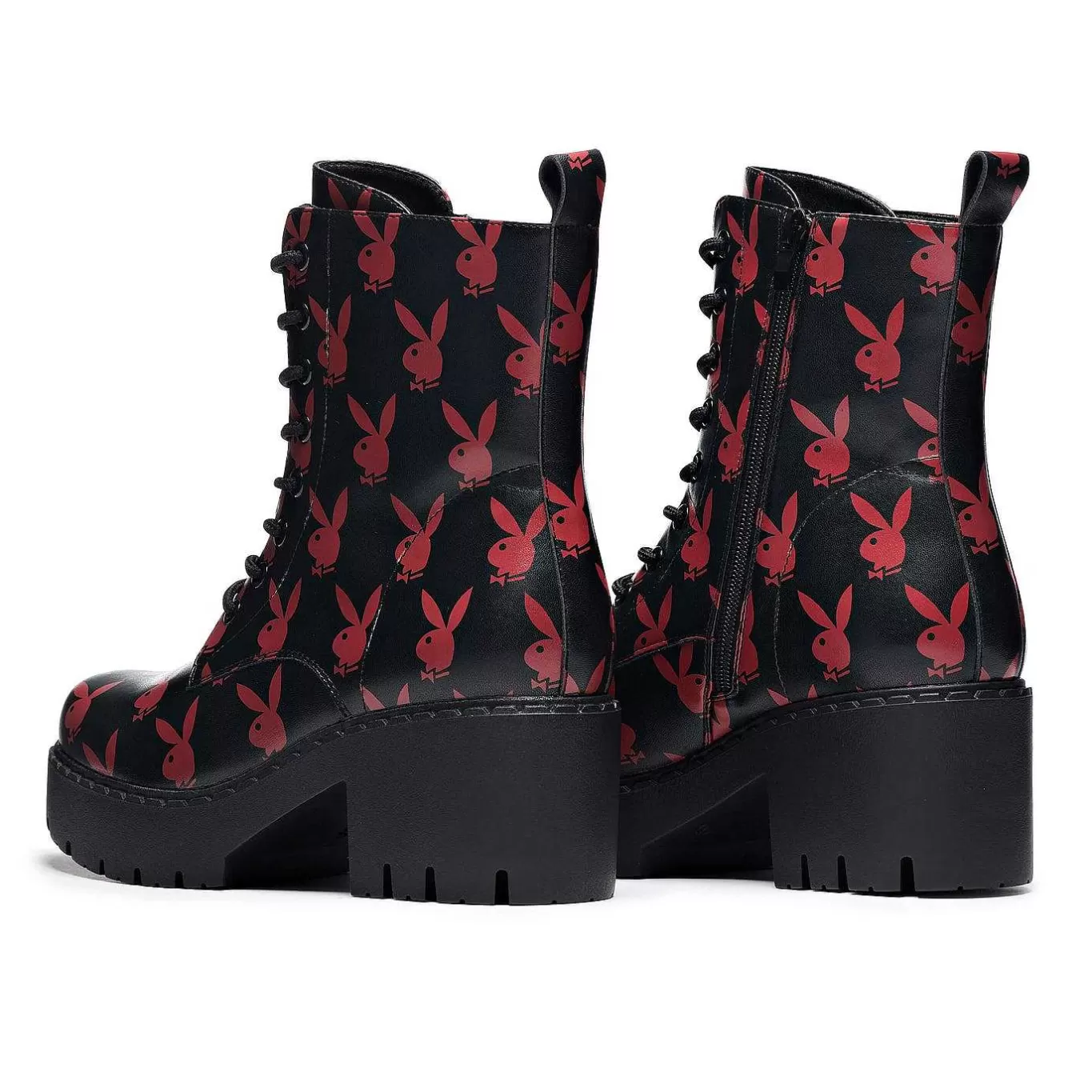 Women'S KOI footwear Playboy Reprise Red Switch Boots | Playboy X Koi Collection