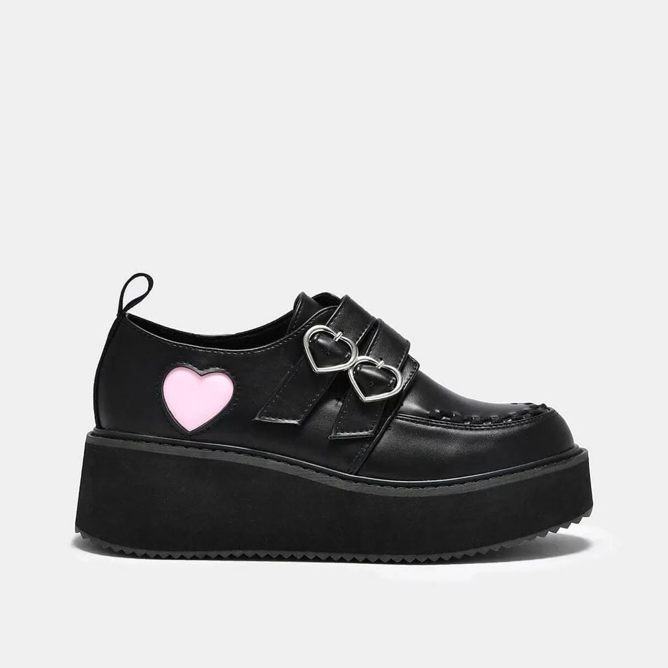 Women'S KOI footwear Pothos Pink Heart Wave Platform Shoes