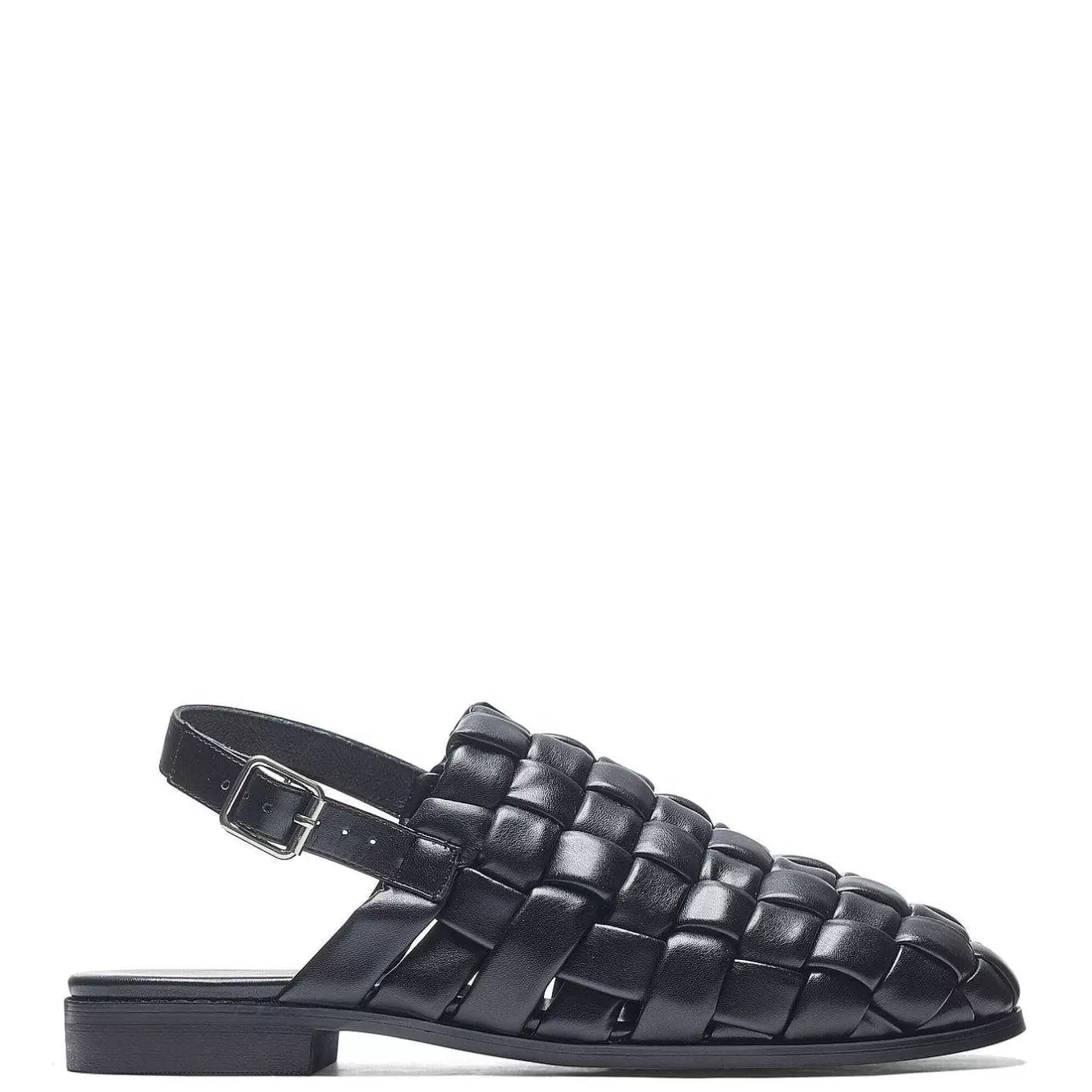 Men'S KOI footwear Provence Men'S Weaved Slingback Sandals - Black