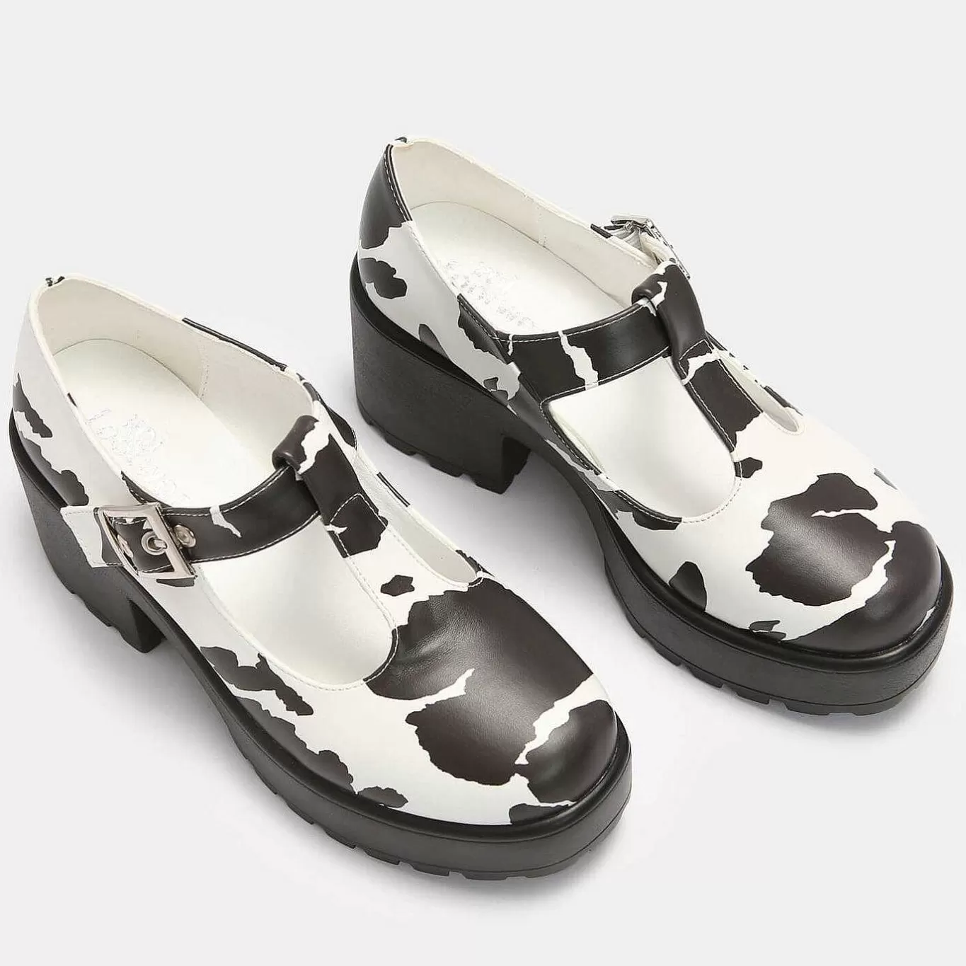 Women'S KOI footwear Sai Cow Print Mary Jane Shoes 'Nettie Edition'