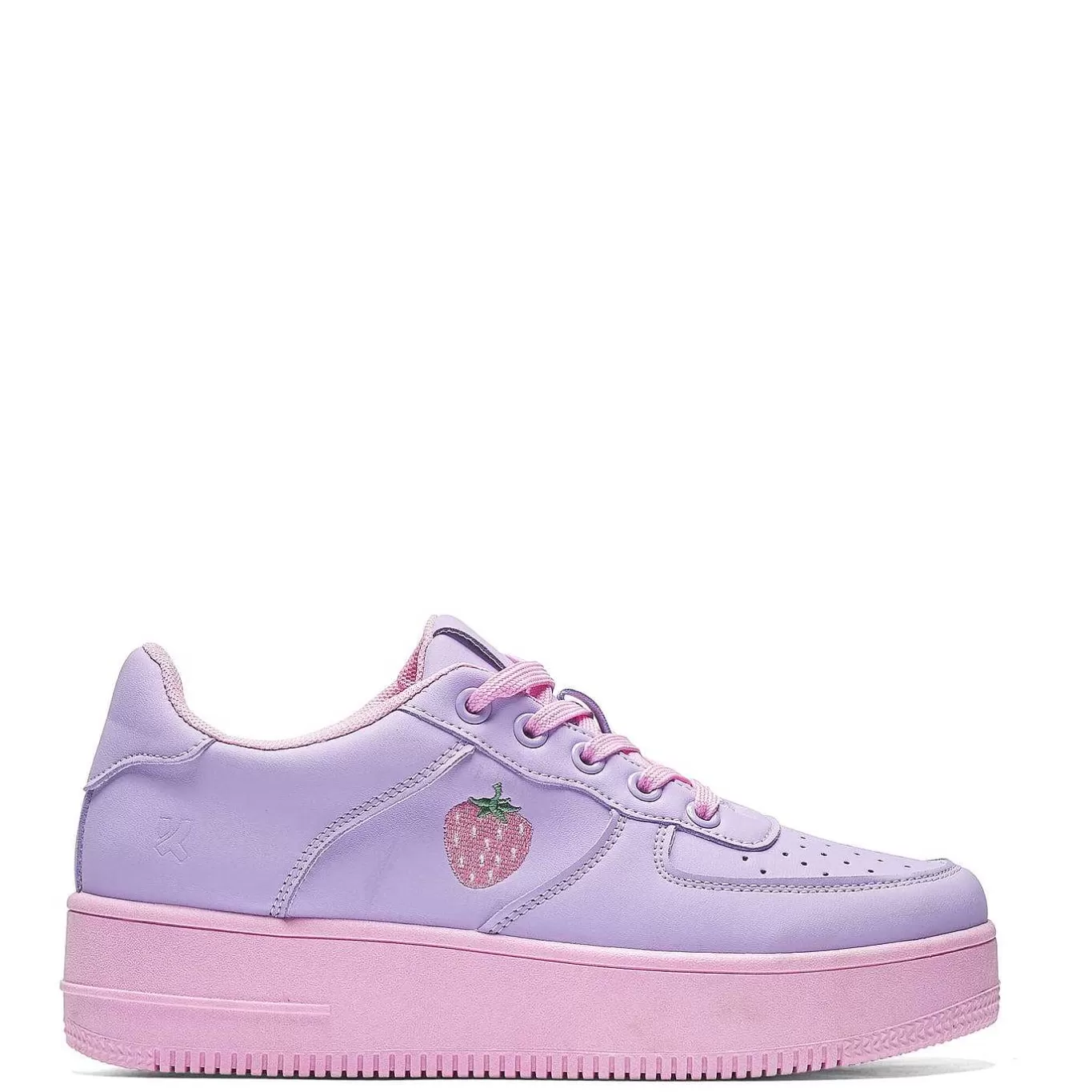 Women'S KOI footwear Sweet Strawberry Platform Trainers Purple