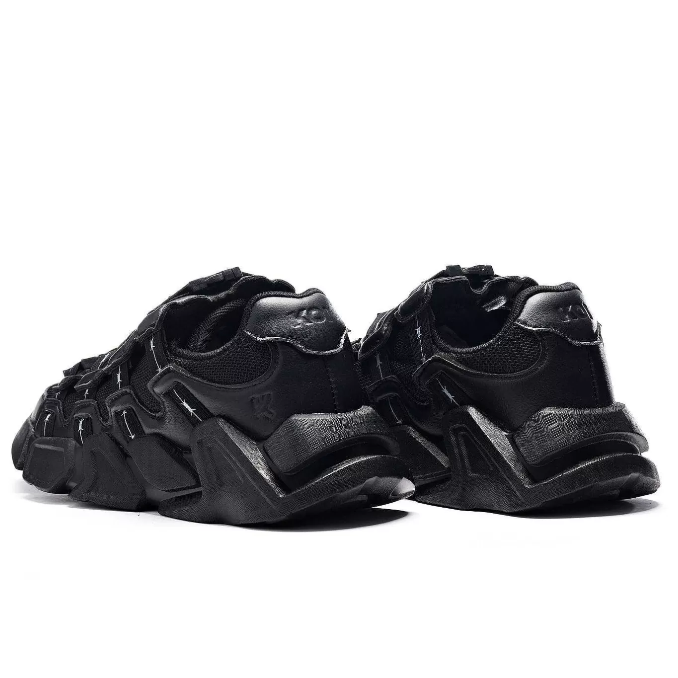 Men'S KOI footwear The Beast Men'S Black Wire Trainers