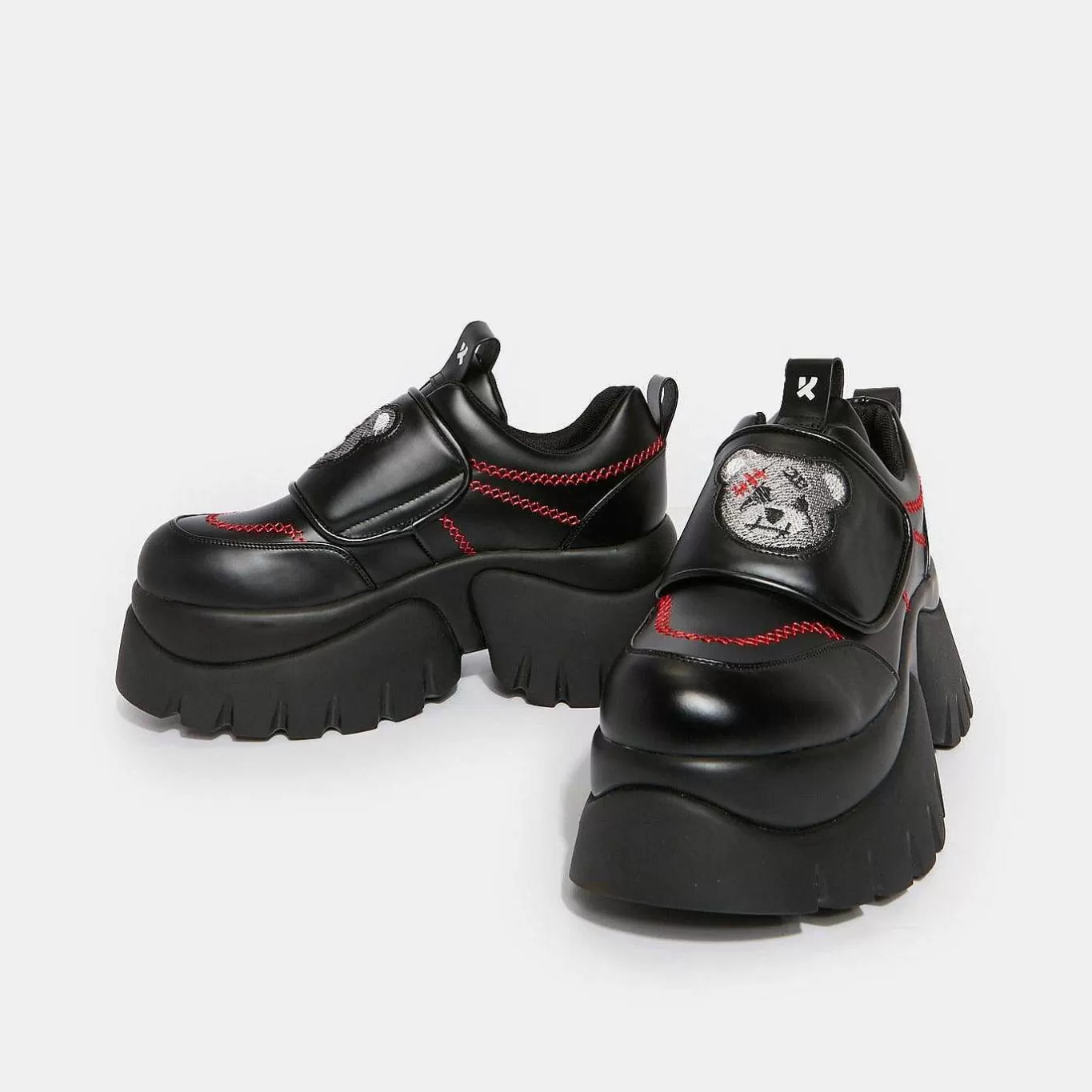 Women'S KOI footwear The Terror Of Monakuma Black Vilun Platform Trainers