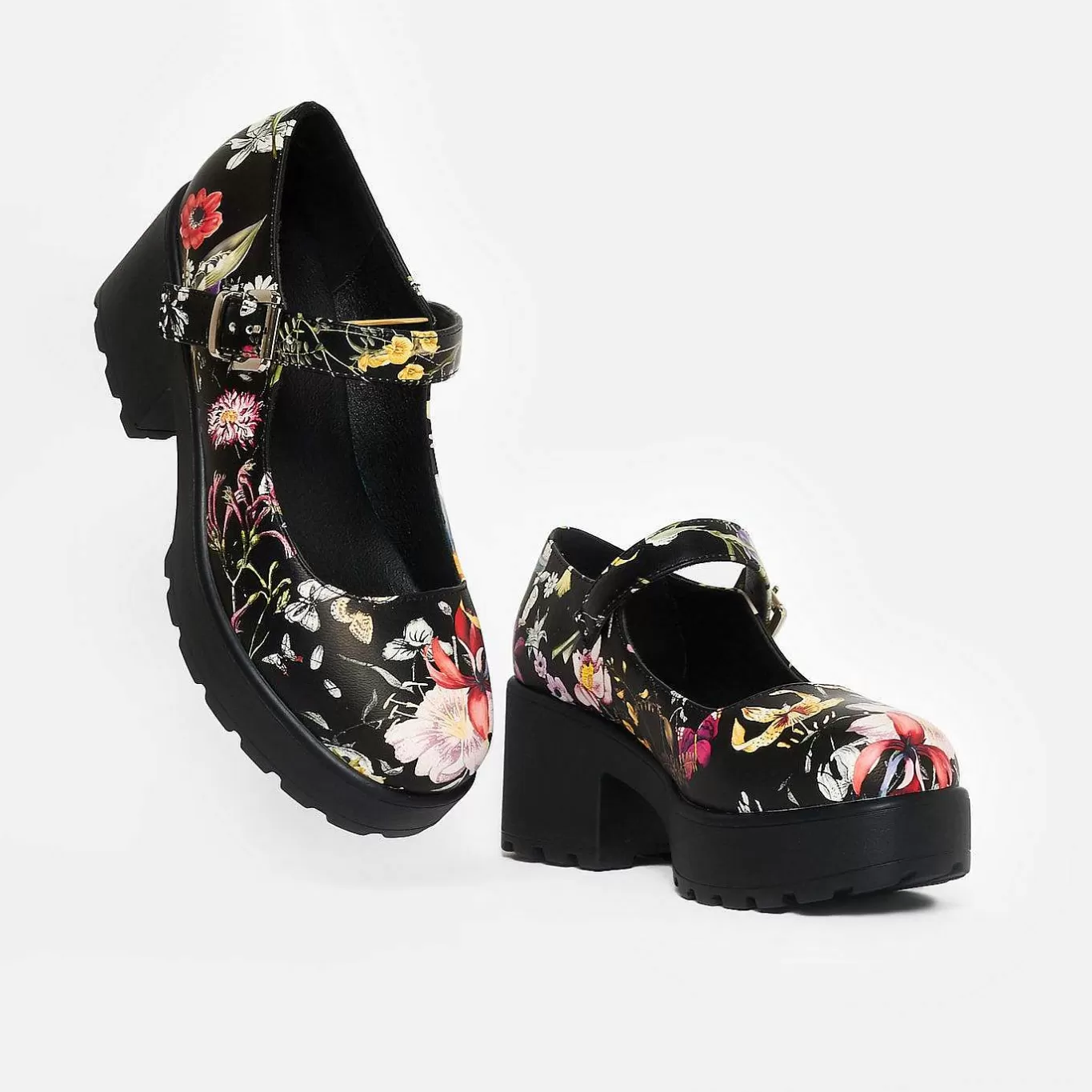 Women'S KOI footwear Tira Mary Jane Shoes 'Floral Edition'