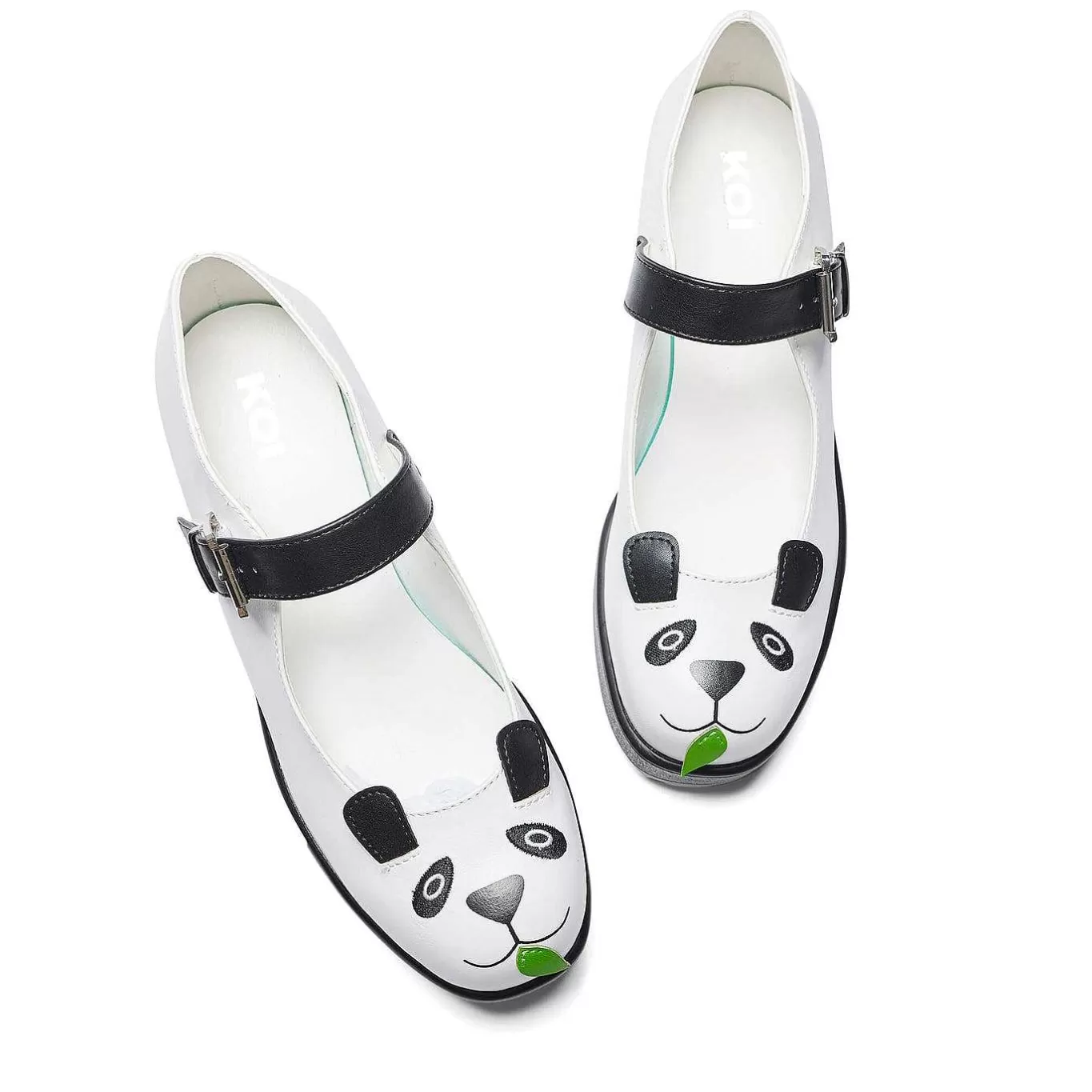 Women'S KOI footwear Tira Mary Jane Shoes 'Pondering Panda Edition'