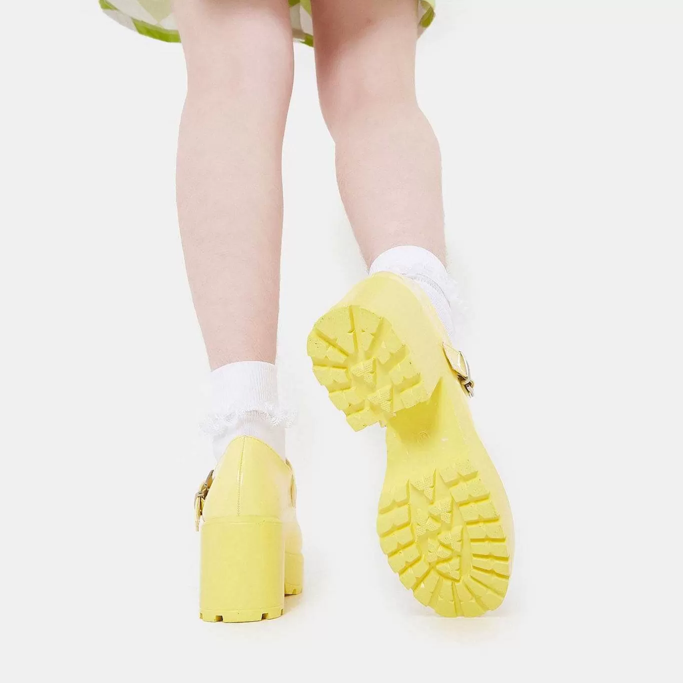 Women'S KOI footwear Tira Mary Jane Shoes 'Sunshine Yellow Edition'