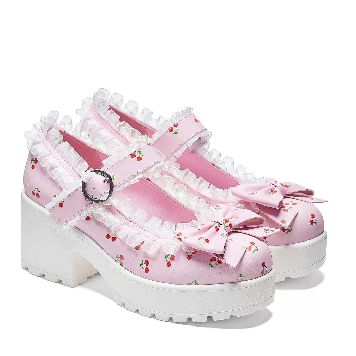 Women'S KOI footwear Tira Mary Janes Shoes 'Pink Cherry Bakewell Edition'